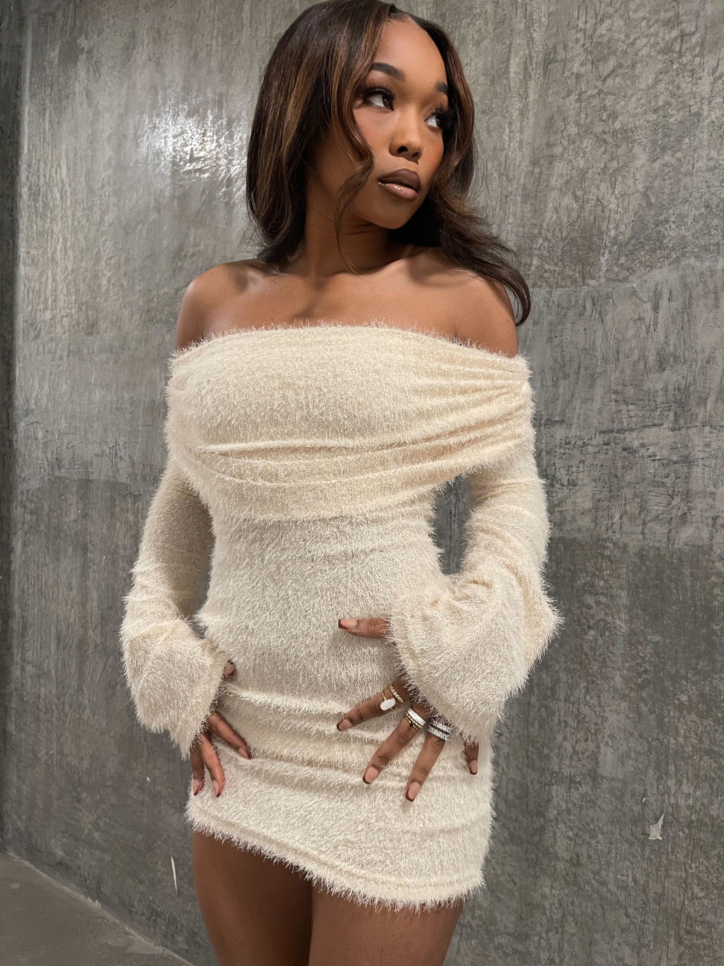 Champagne at Midnight Dress