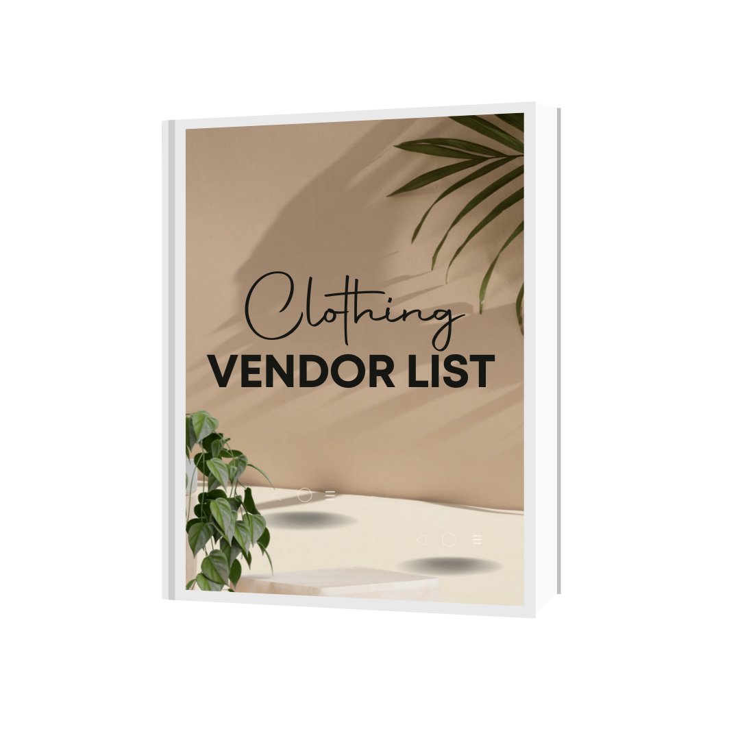 Clothing Vendors Ebook - Miss Londyn