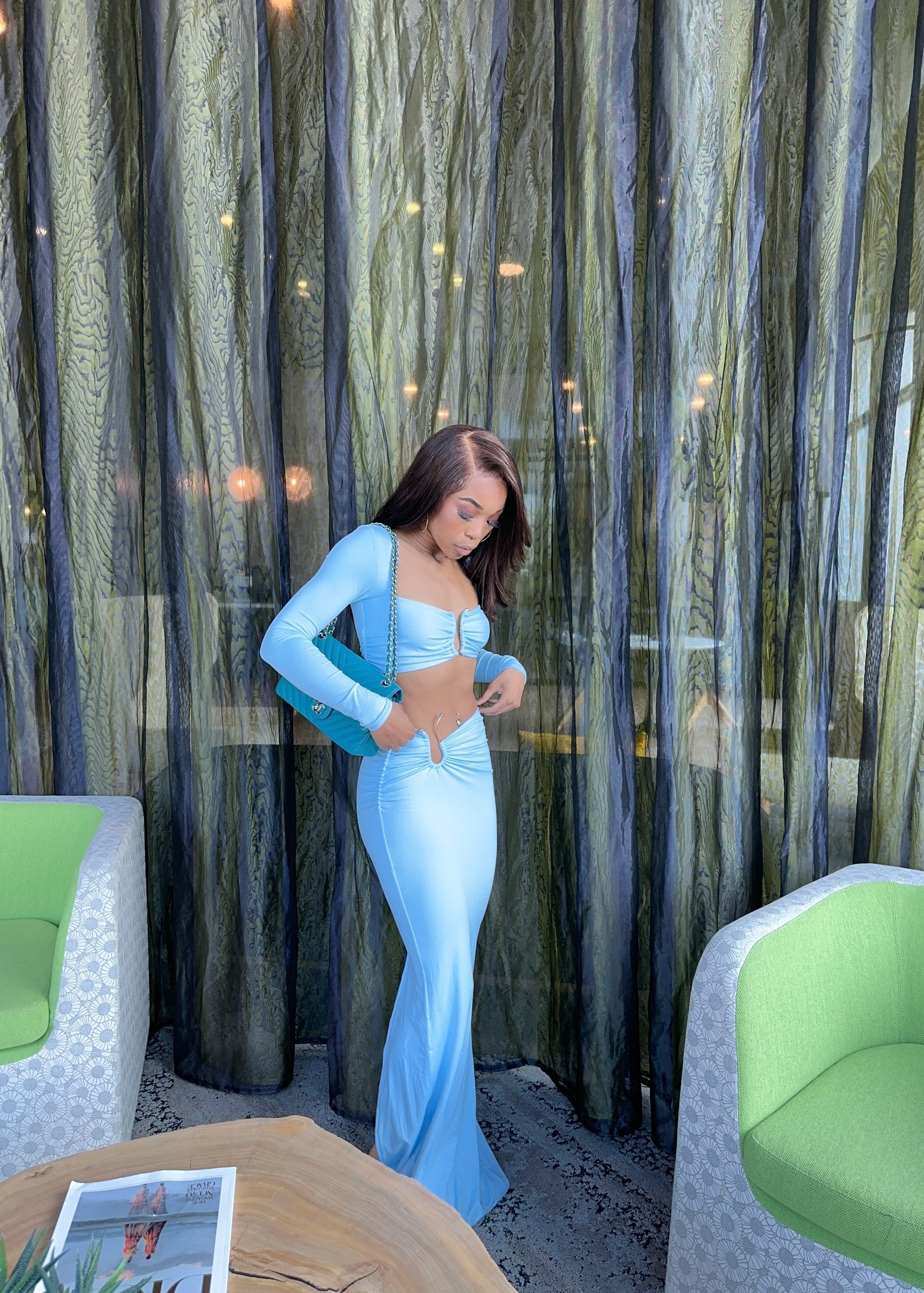 On an Island Set- Pastel Blue - Miss Londyn