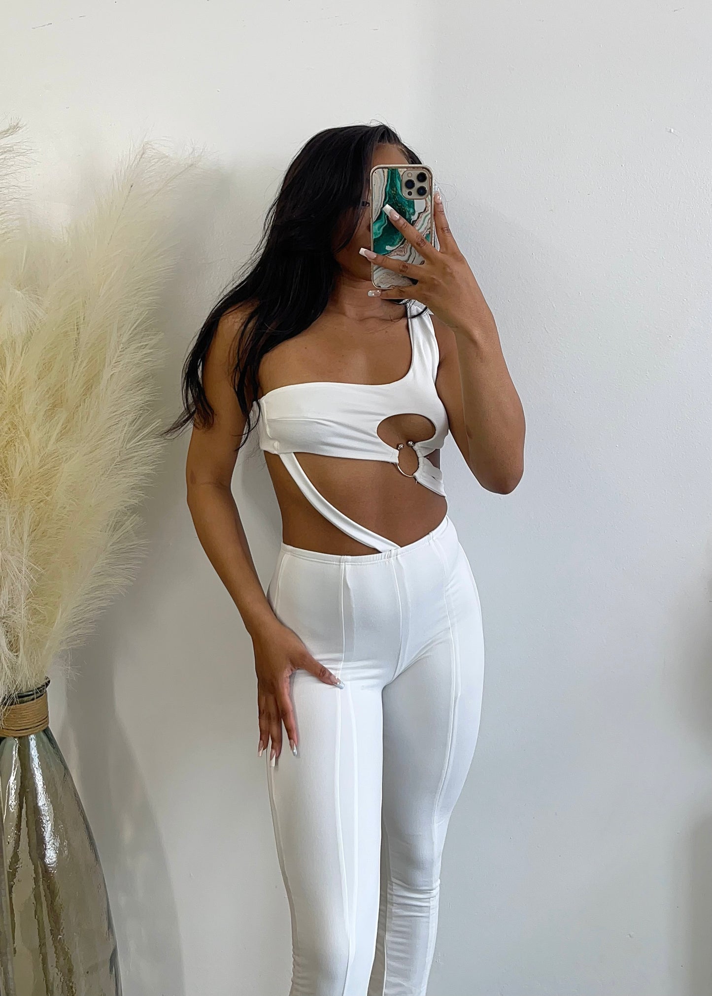 “The baddest “ Jumpsuit- White - Miss Londyn