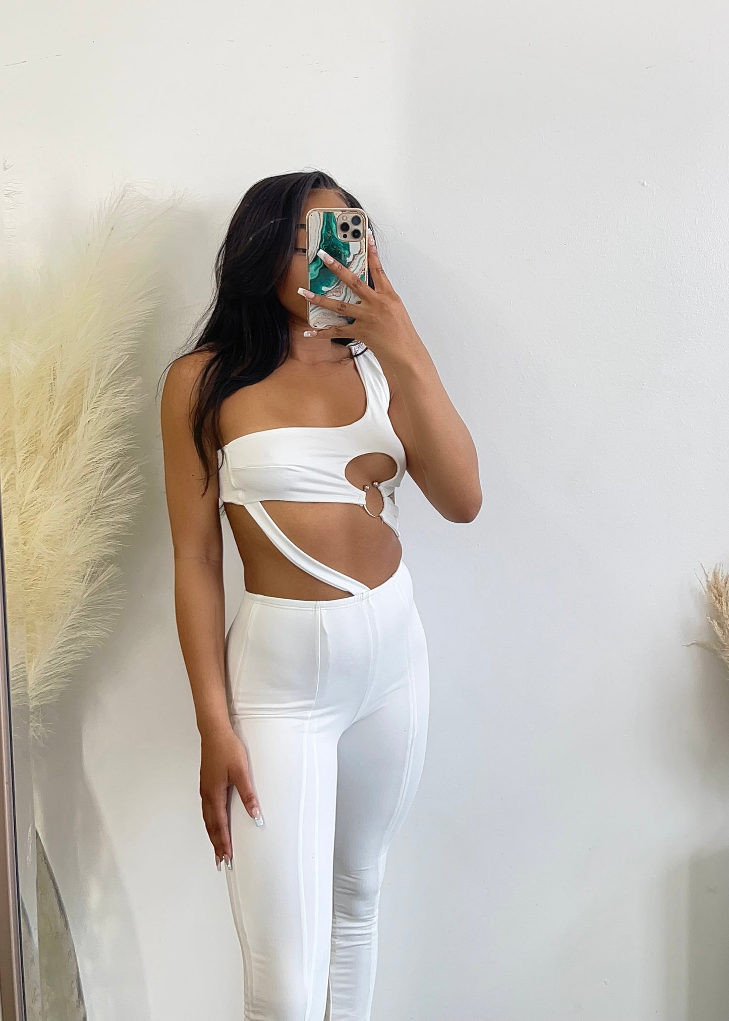 “The baddest “ Jumpsuit- White - Miss Londyn