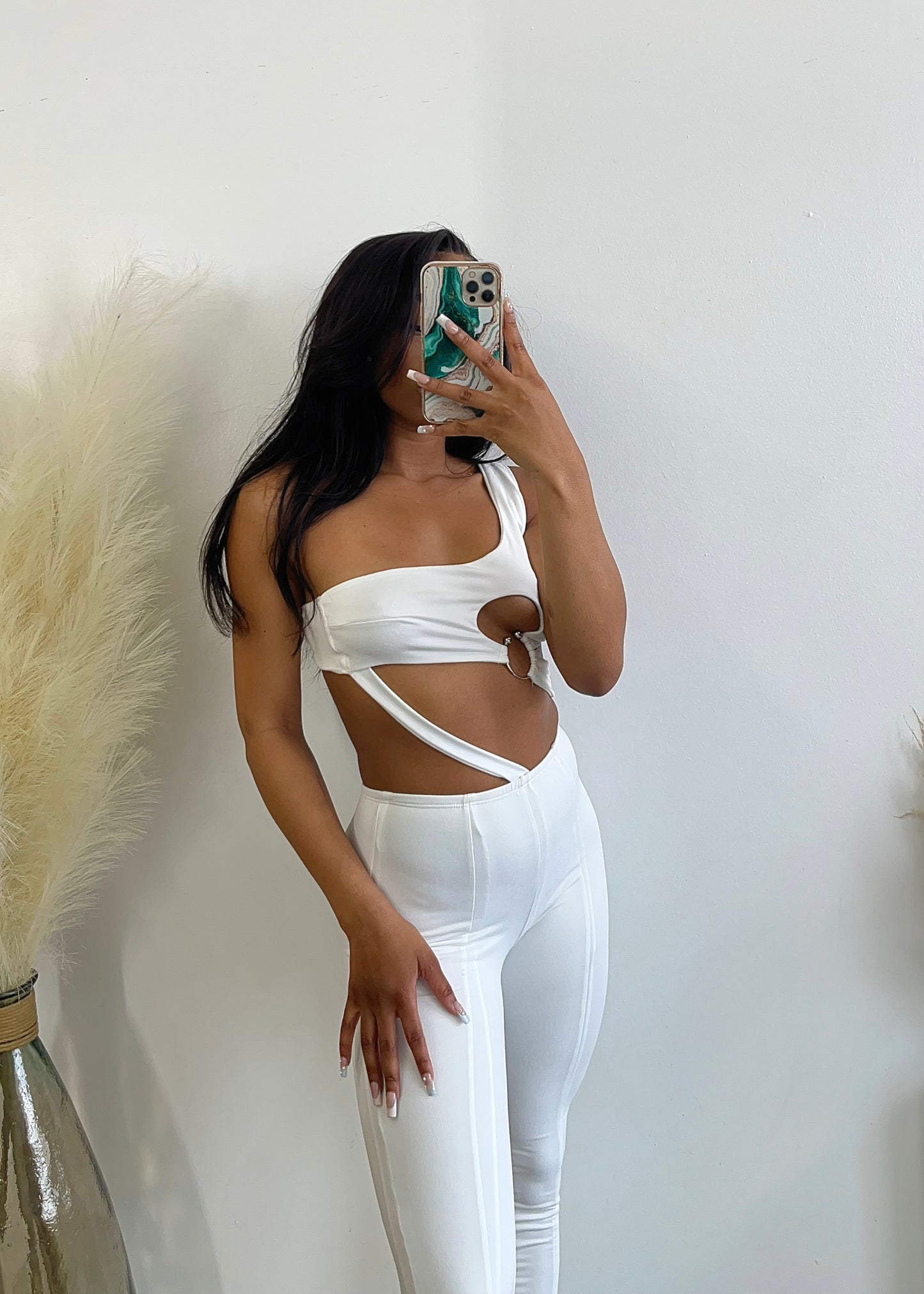 “The baddest “ Jumpsuit- White - Miss Londyn