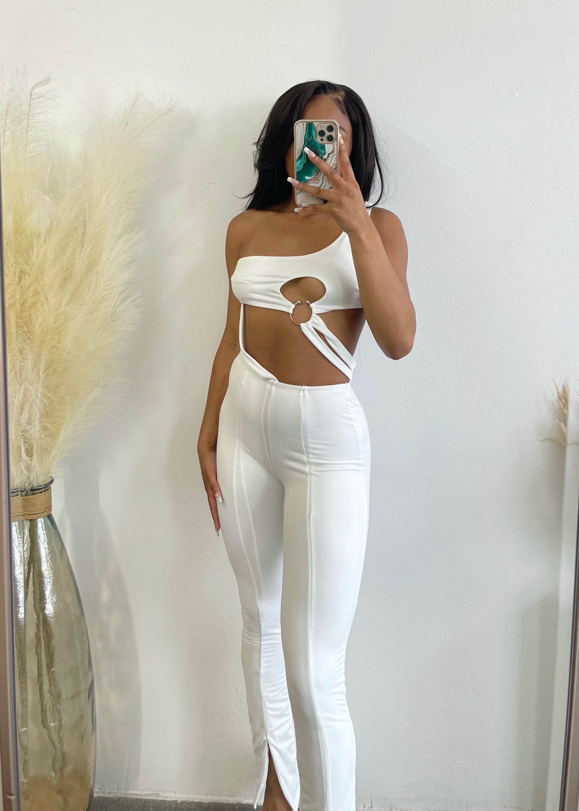 “The baddest “ Jumpsuit- White - Miss Londyn